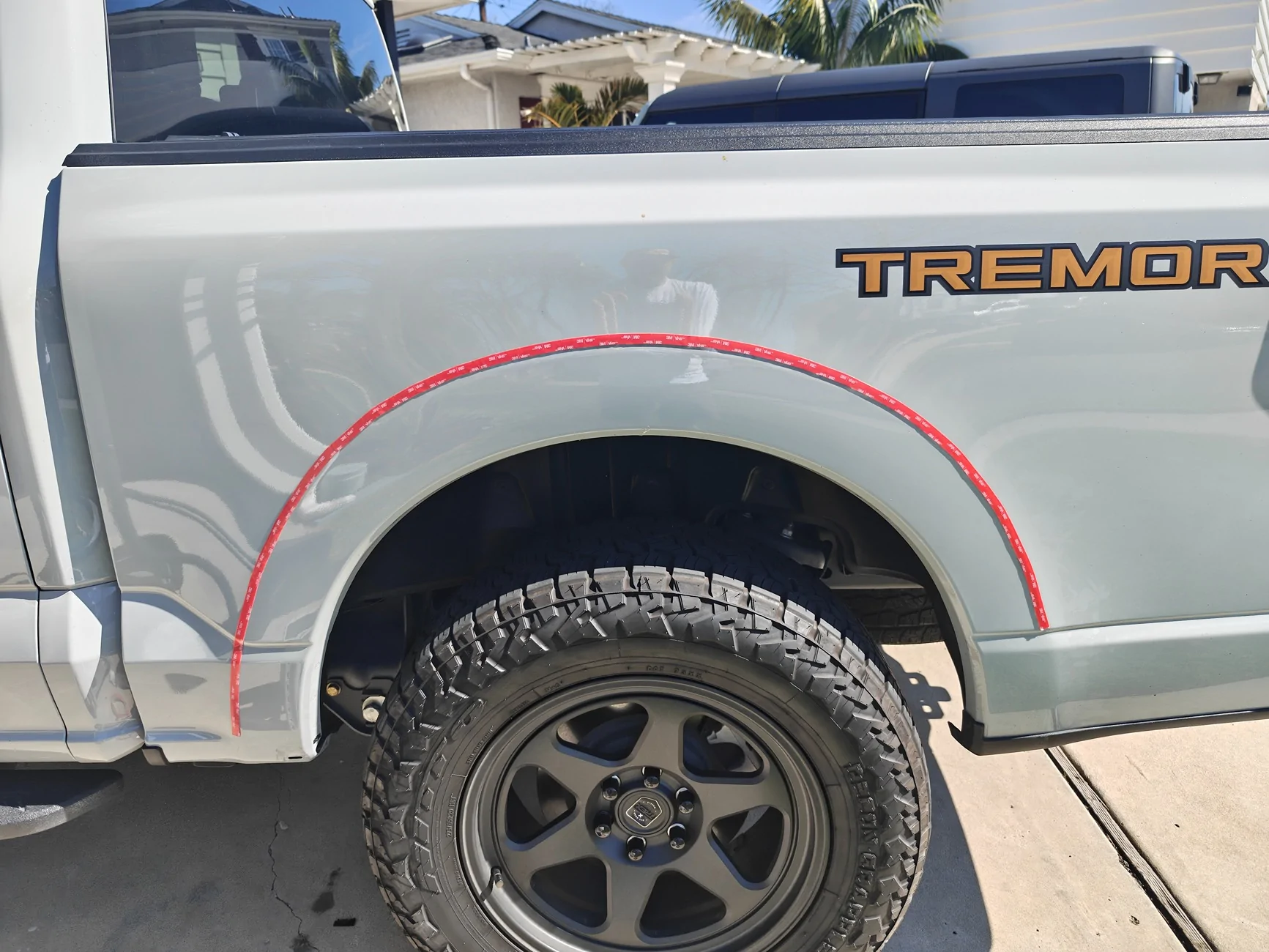 Ford F-150 Lightning Sport Fender Flares by Rough Country installed IMG_20260228_104754359