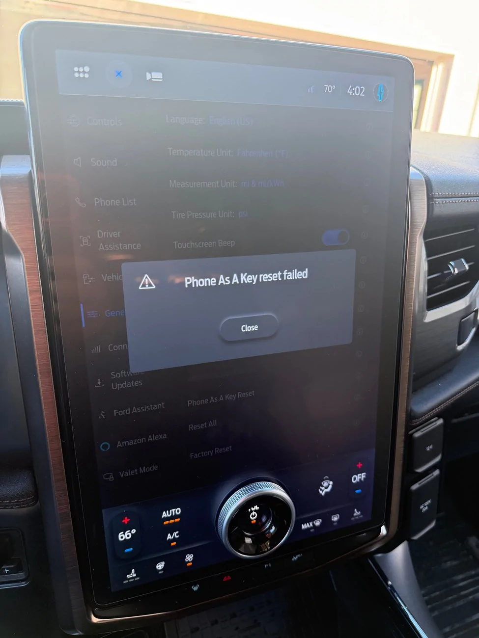 Ford F-150 Lightning Ford App and PAK completely non-functional IMG_3919