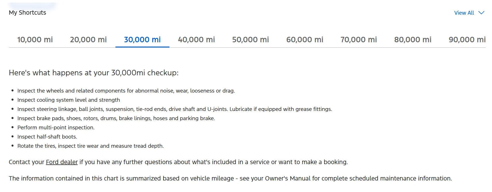 Ford F-150 Lightning 30,000 maintenance check items? 1772387208859-cs