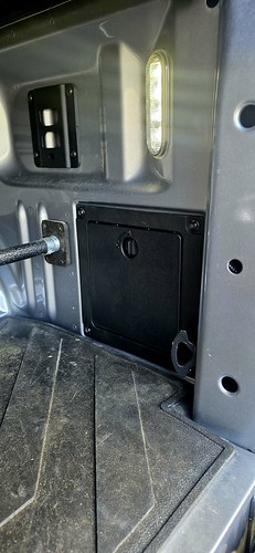 Ford F-150 Lightning Bed storage cubby 55123641435_cf881fa4ed