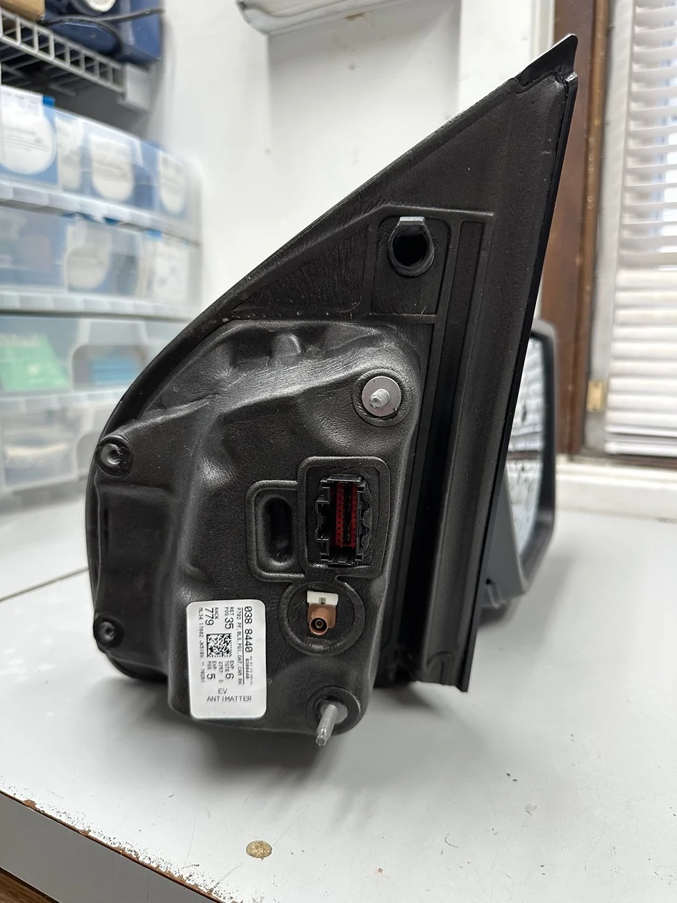 Ford F-150 Lightning 2023 Lariat passenger side mirror, damaged.  All works. IMG_2784