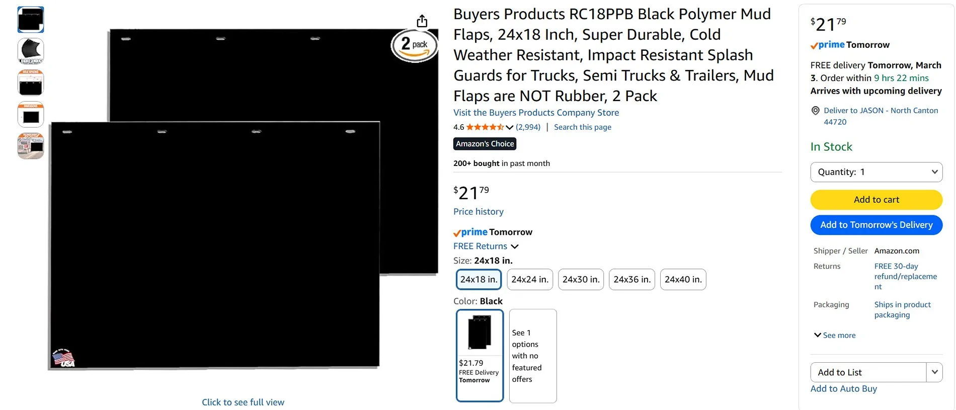 Ford F-150 Lightning Pro Power Ground Fault Amazon Order