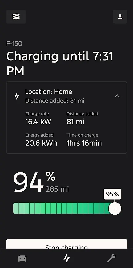 Ford F-150 Lightning Ac chrge speed derate at 92% 1772585990409-06