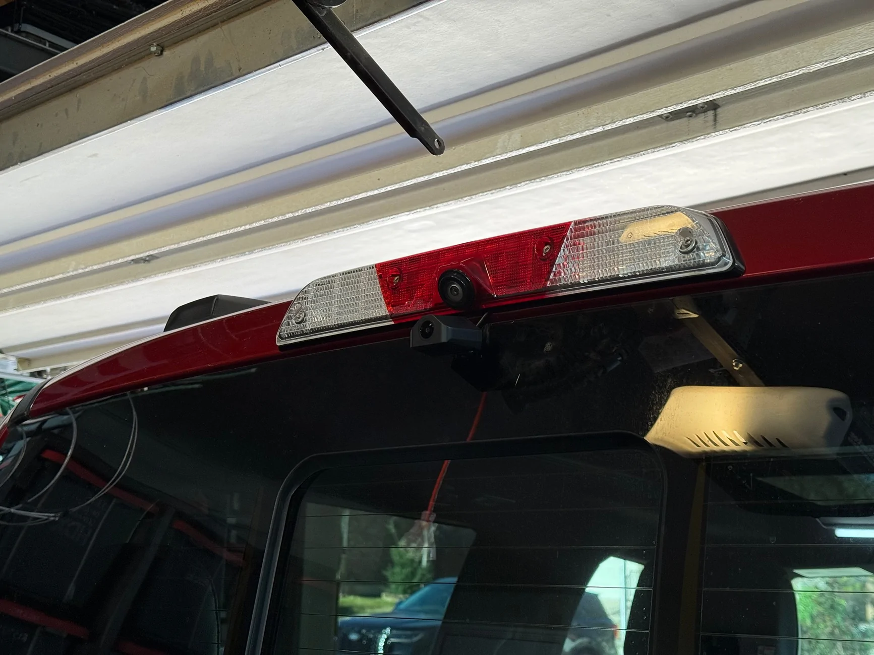 Ford F-150 Lightning Wolfbox install - Windshield mount, hardwire and external camera IMG_2500