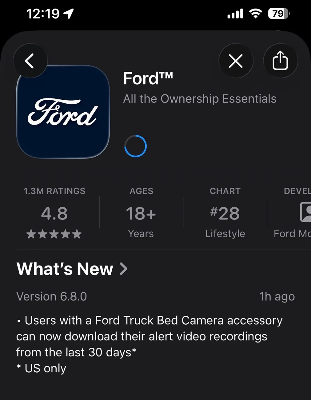 Ford F-150 Lightning Ford App v6.8 IMG_6358
