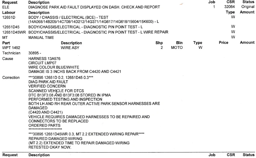 Ford F-150 Lightning Parking Sensors Fault 1772735637614-y1