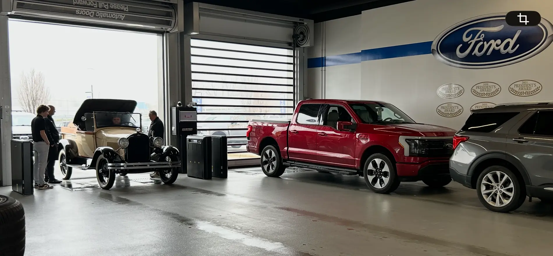Ford F-150 Lightning Nice surprise at the dealership "100 Years of Ford Trucks" IMG_5099