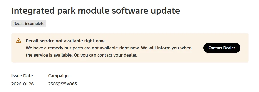 Ford F-150 Lightning Before You Schedule an Appointment for the Recall 25C69 (IPM) Fix -- make sure your dealer has the actual software update needed 1773338136585-w2