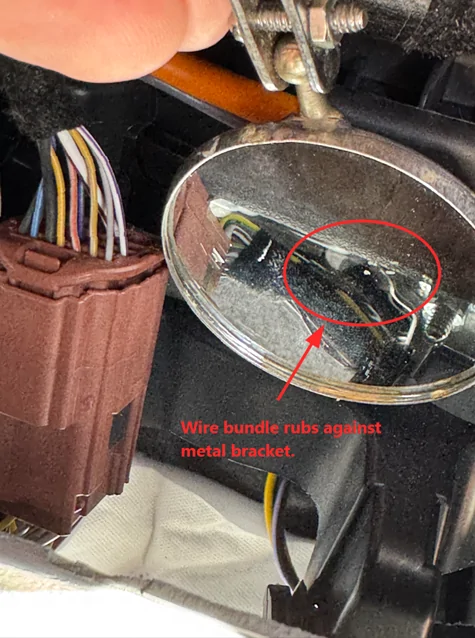 Ford F-150 Lightning 2022 Pro ER System Shutdown While Driving: Pending fix #48 Wire Bundle Rub Point