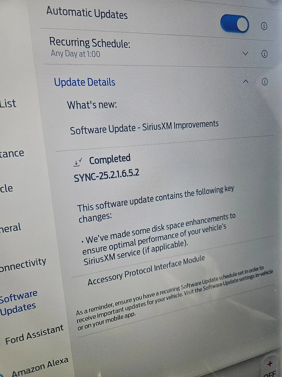 Ford F-150 Lightning SYNC-25.2.1.6.5.2 - SiriusXM Service Update 20260314_094518