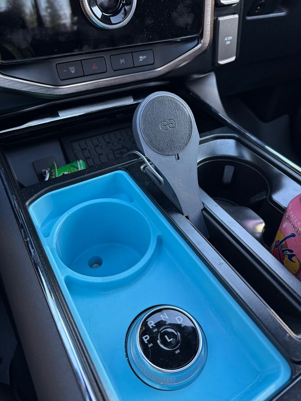 Ford F-150 Lightning Intended use for slotted space on front console? 32C8E5A9-8153-4903-9EAA-D02704EDB111