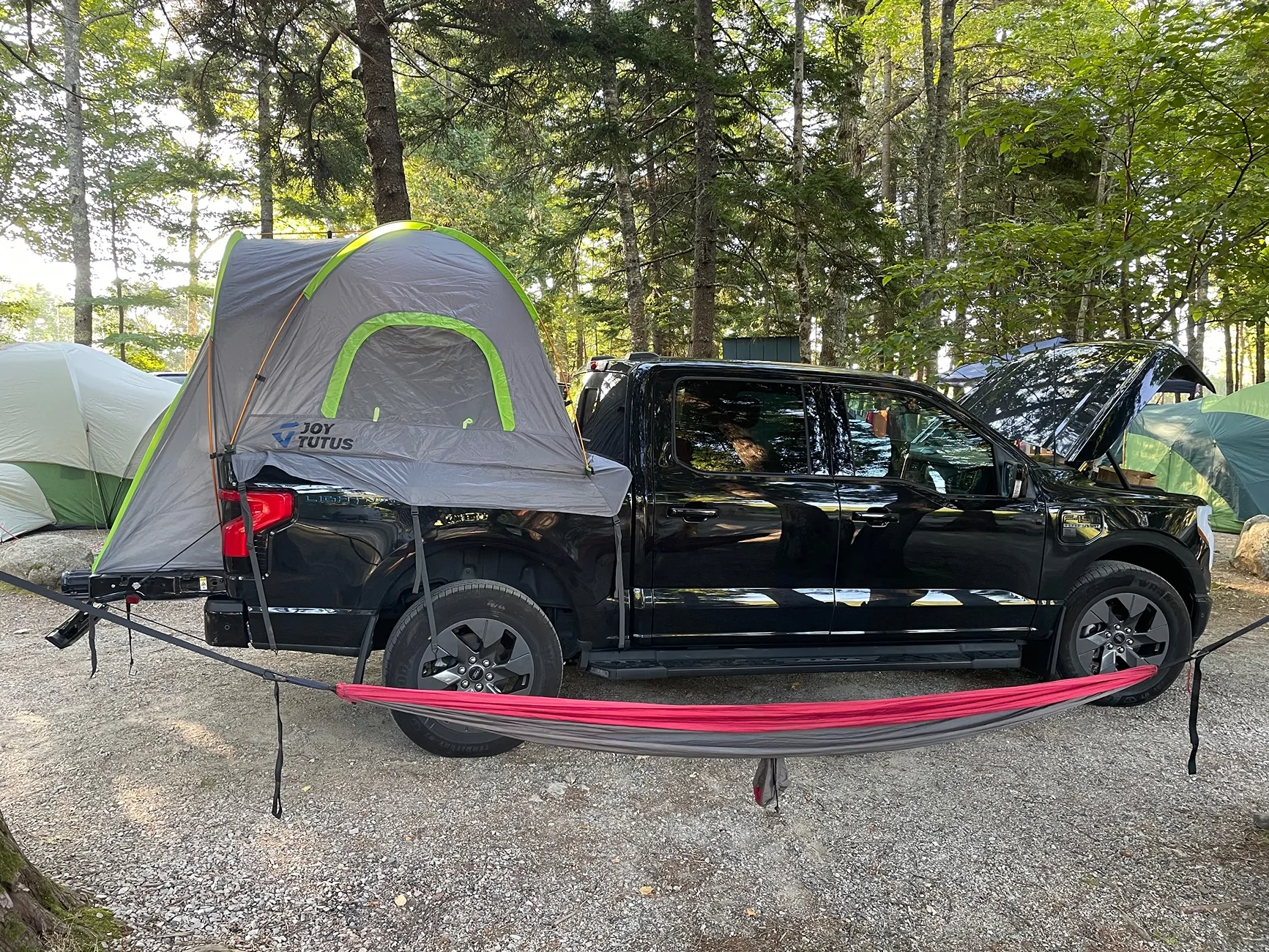 Ford F-150 Lightning Epic Truck Camping Weekend in the Rain IMG_3444