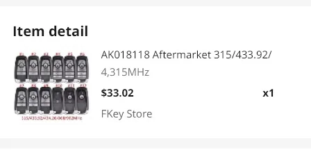 Ford F-150 Lightning Remote start using key fob? aliexpress key fob order-cro