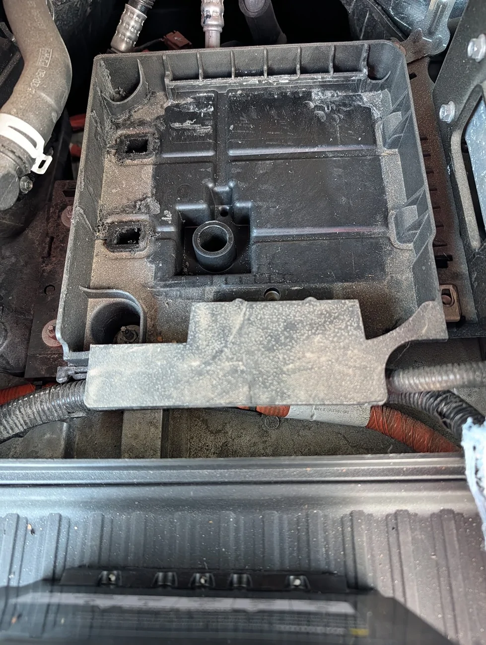 Ford F-150 Lightning 12V battery replacement poll AlteredBatteryTray