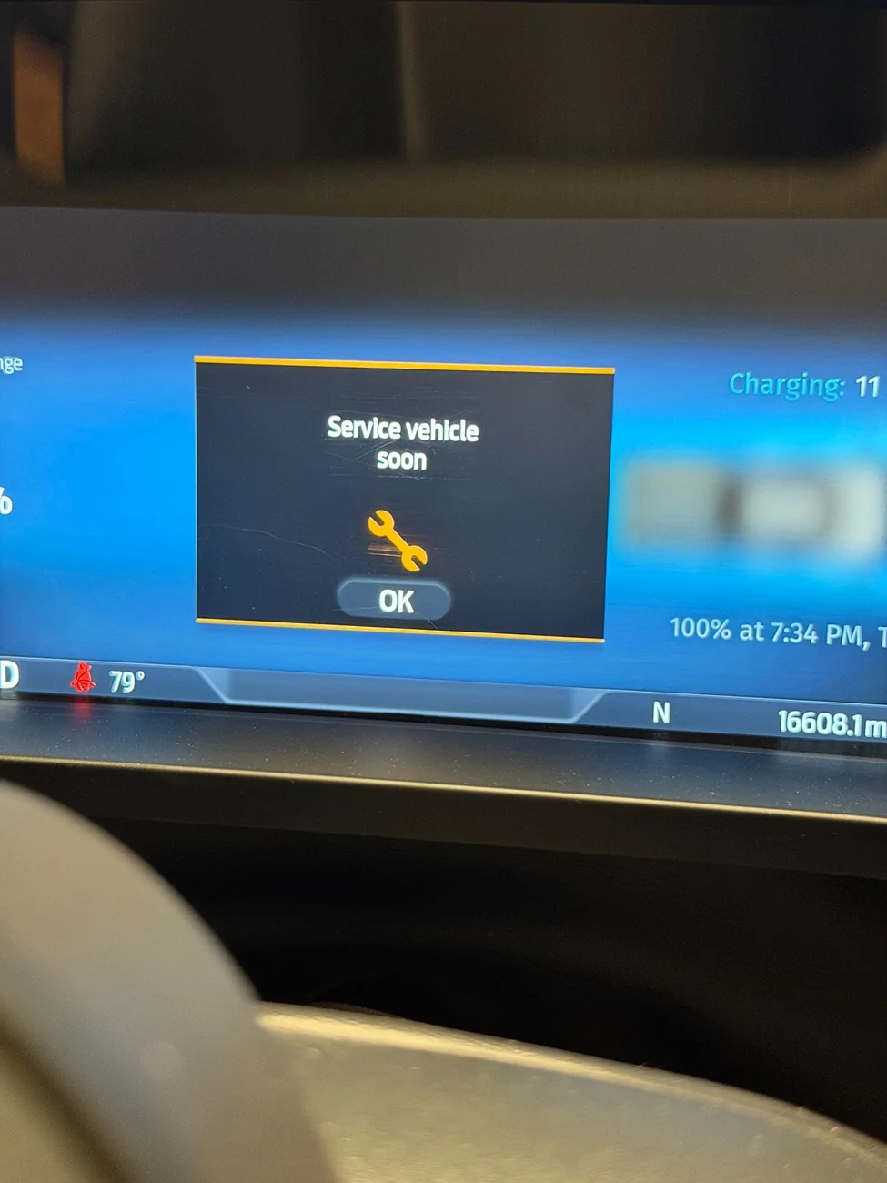 Ford F-150 Lightning Changed tire size, now getting a "service vehicle soon" error IMG_3005
