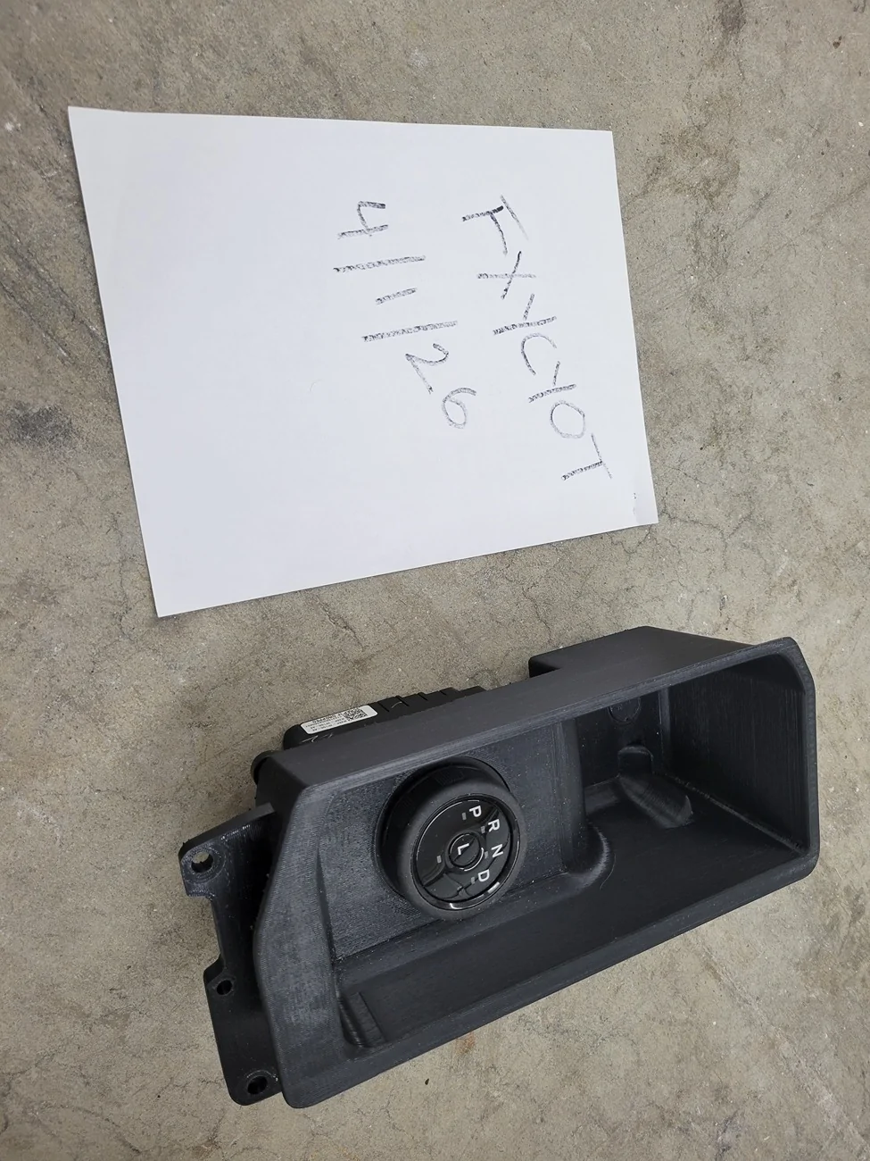 Ford F-150 Lightning Rotary Shifter w/ABS housing 20260401_081645