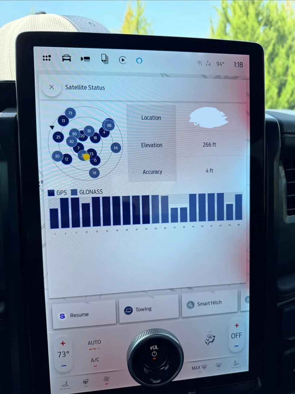 Ford F-150 Lightning Fun GPS status display IMG_2231