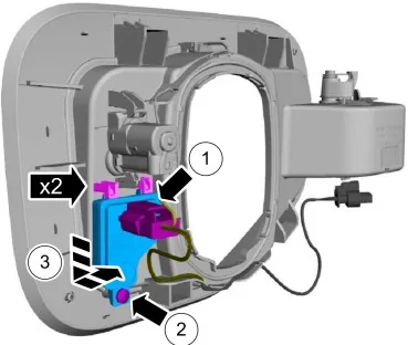 Ford F-150 Lightning Charge door ajar warning but not open? 25chargeportdoorlatch