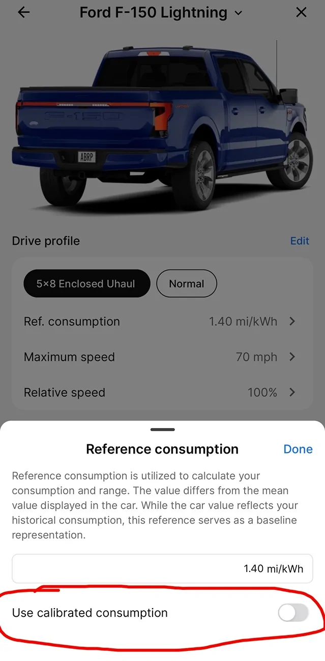 Ford F-150 Lightning Towing a U-Haul Enclosed 5x8 Trailer IMG_9490