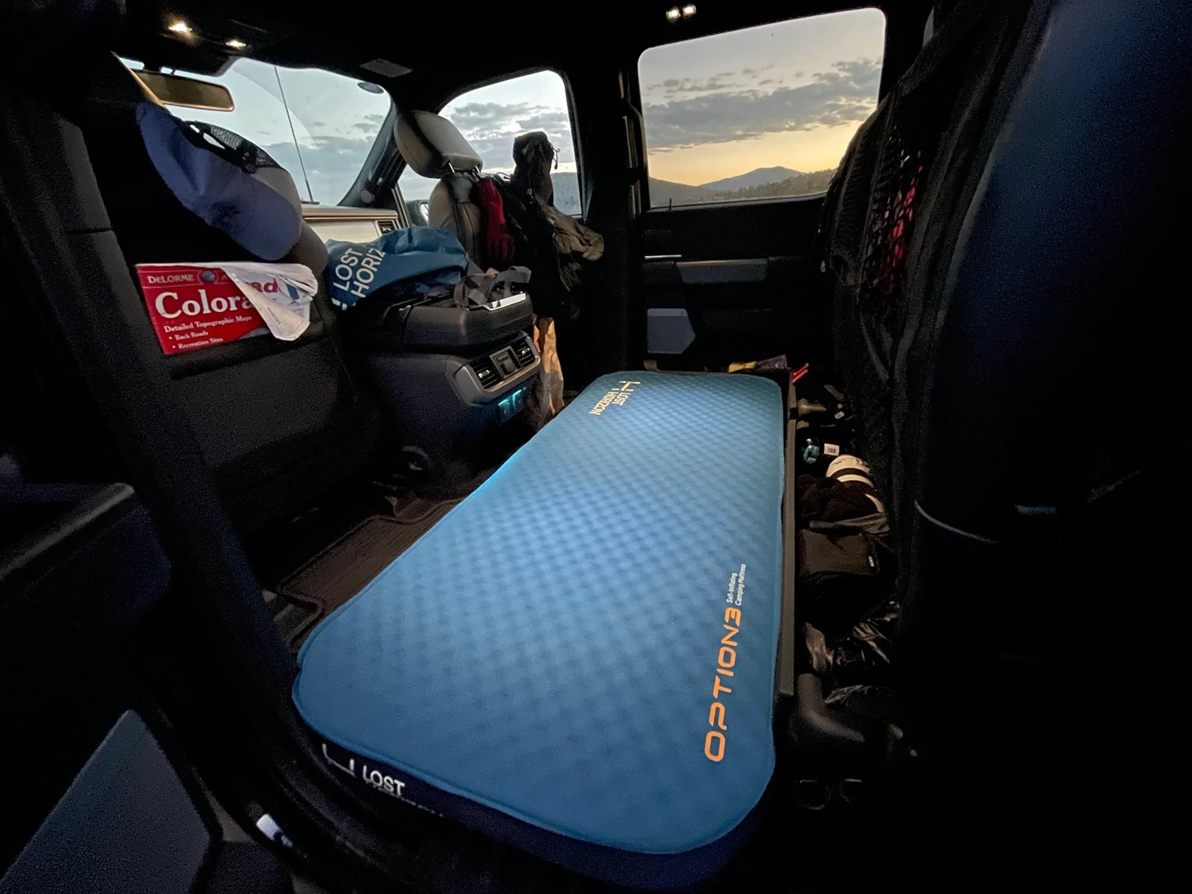 Ford F-150 Lightning “Best sleeping foam mattress for living in a truck”? cabSleepingPad