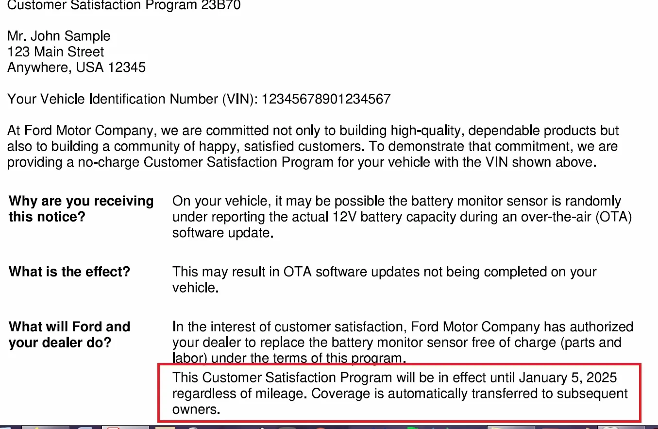 Ford F-150 Lightning New 12v battery and reset BMS but still getting “update failed because vehicle battery too low message CSP 23B70