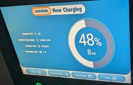 Ford F-150 Lightning First DCFC session (Ionna charger) 1776005921410-lf