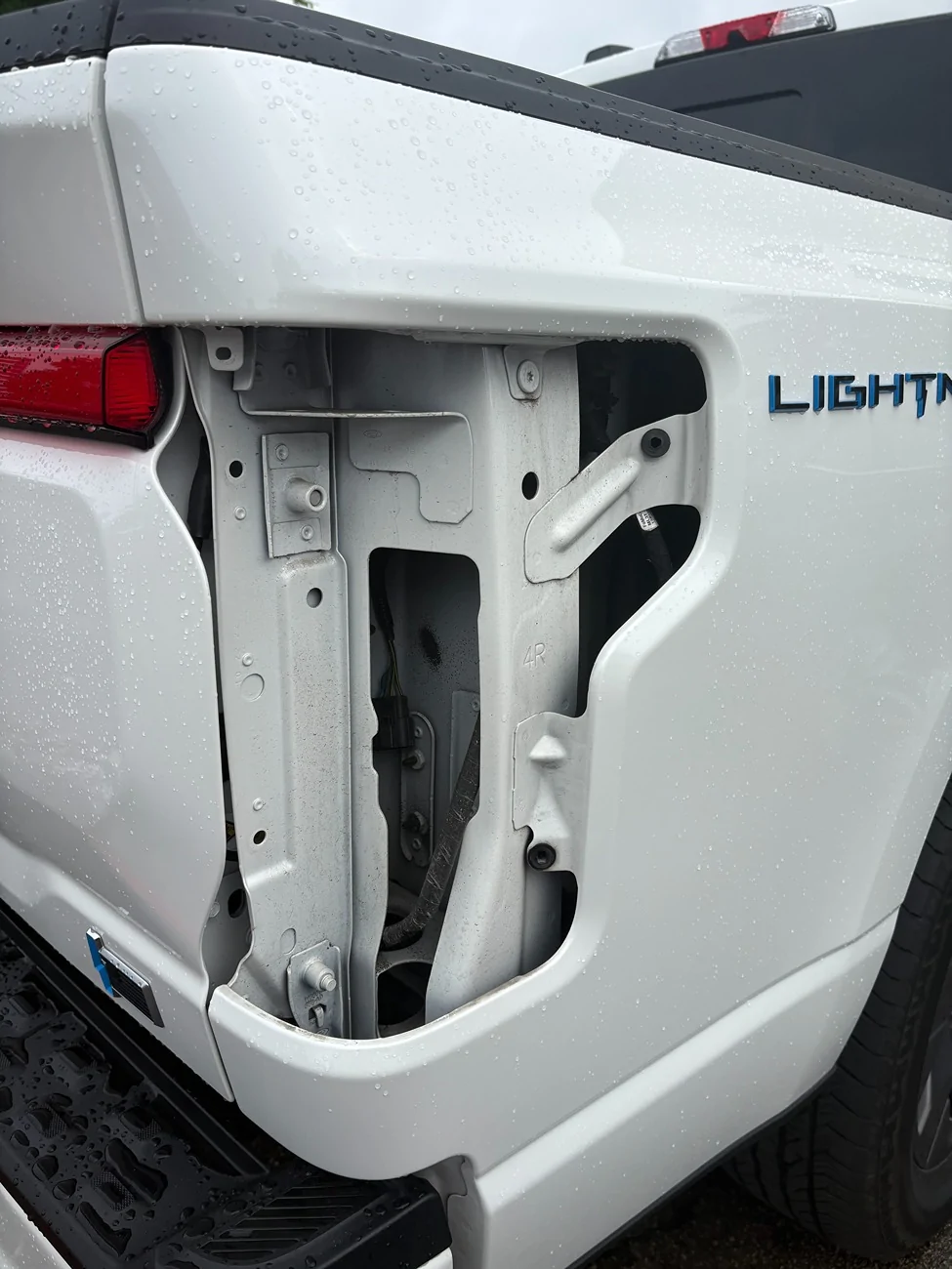 Ford F-150 Lightning Stolen Tail Lights IMG_5227