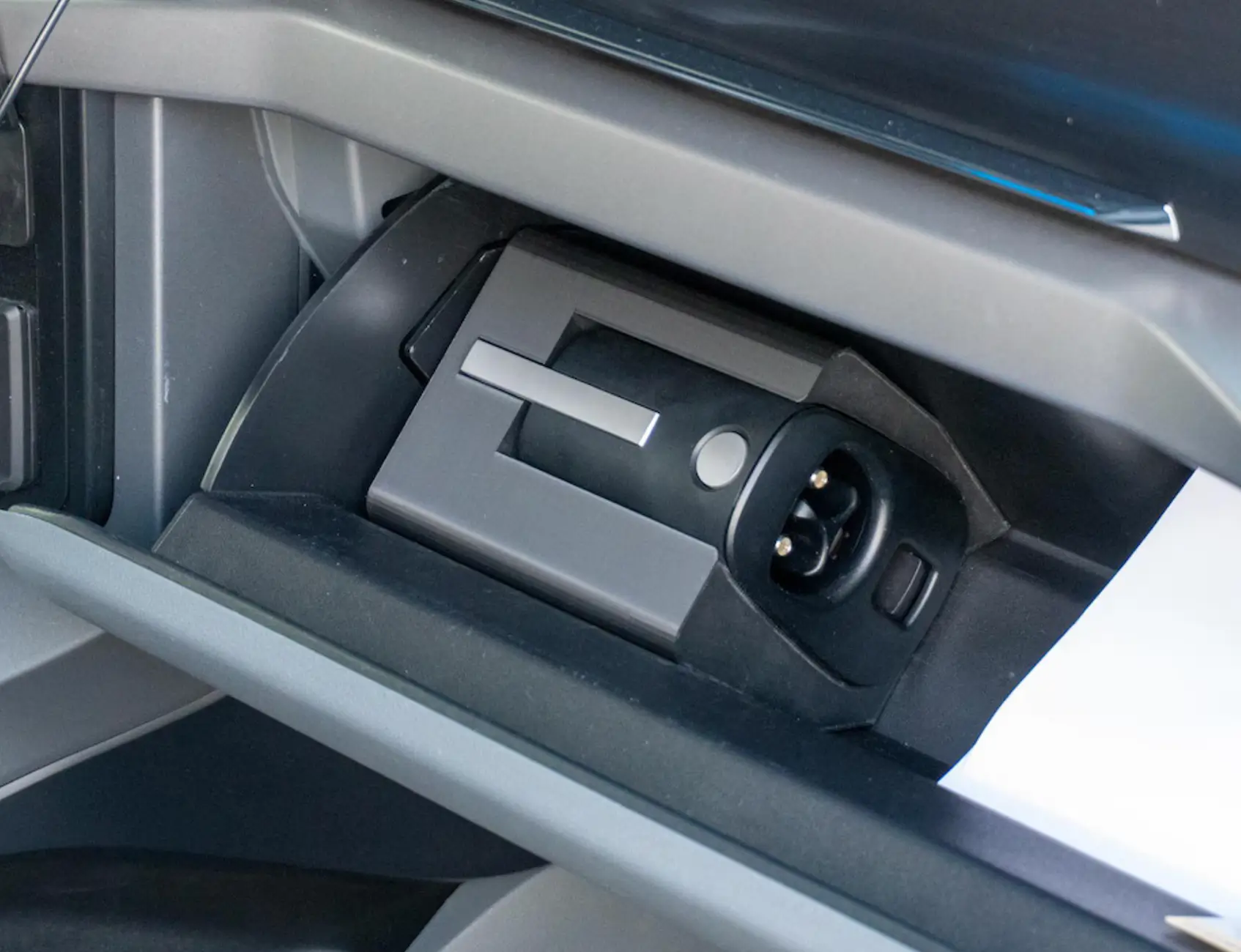 Ford F-150 Lightning FS: Free Tesla adapter holder for glovebox Screenshot 2026-04-19 at 11.09.50 AM