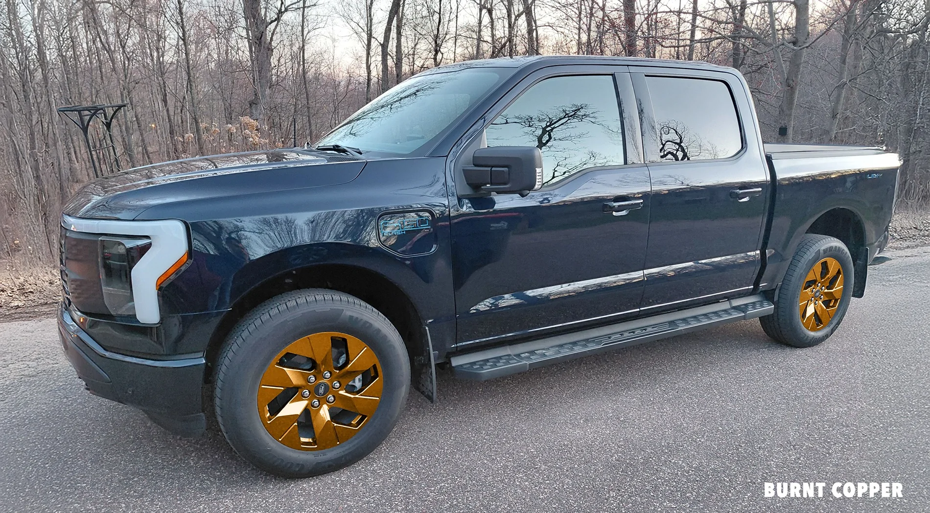 Ford F-150 Lightning Thinking about changing the color of my factory wheels. CJ_Lightning_Wheels_BurntCopper