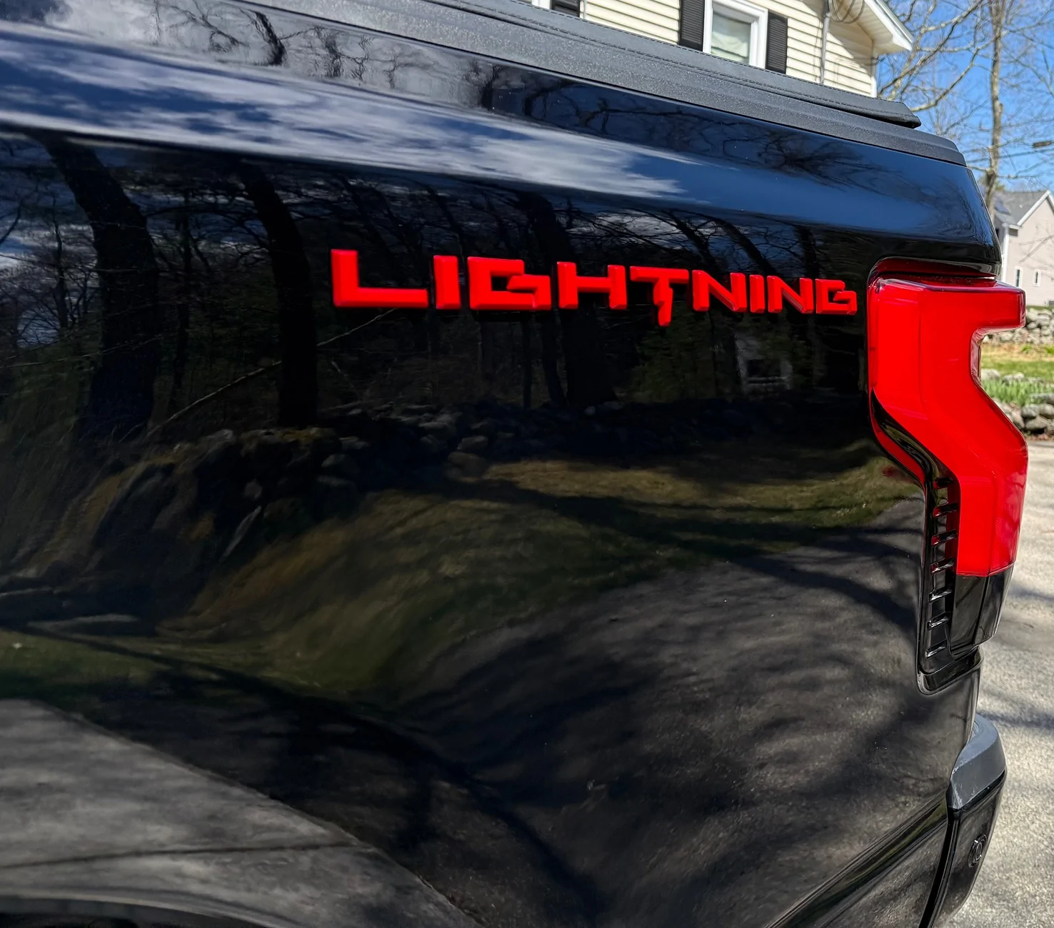 Ford F-150 Lightning Painted Lightning Badge Overlays IMG_1902
