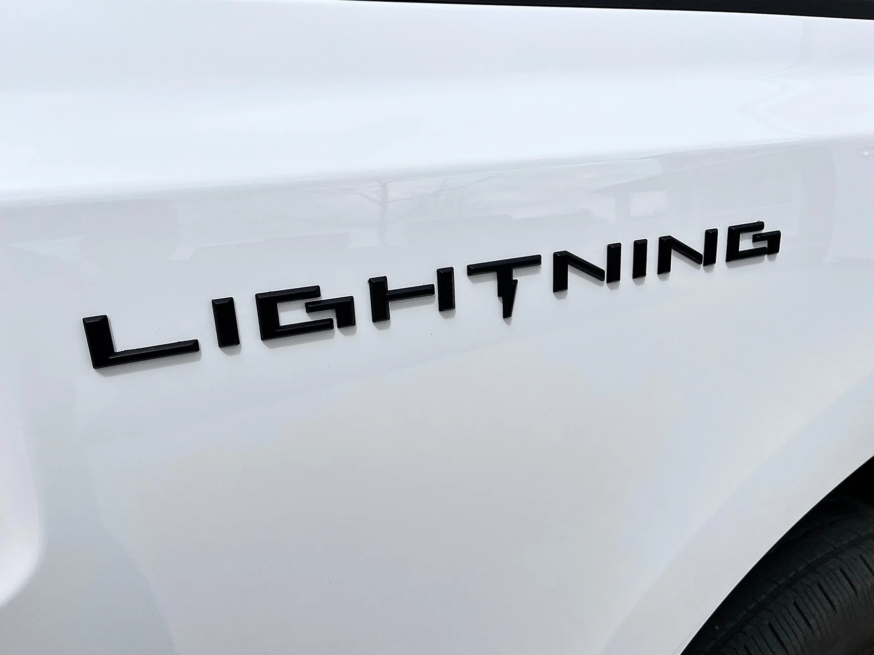 Ford F-150 Lightning Painted Lightning Badge Overlays IMG_3408