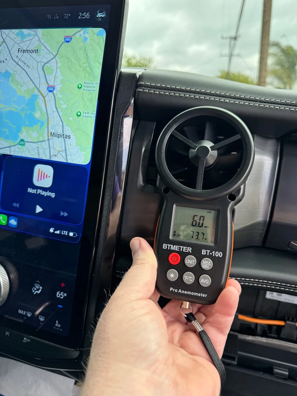 Ford F-150 Lightning 🎥 Cabin Air Filter Test! IMG_3366