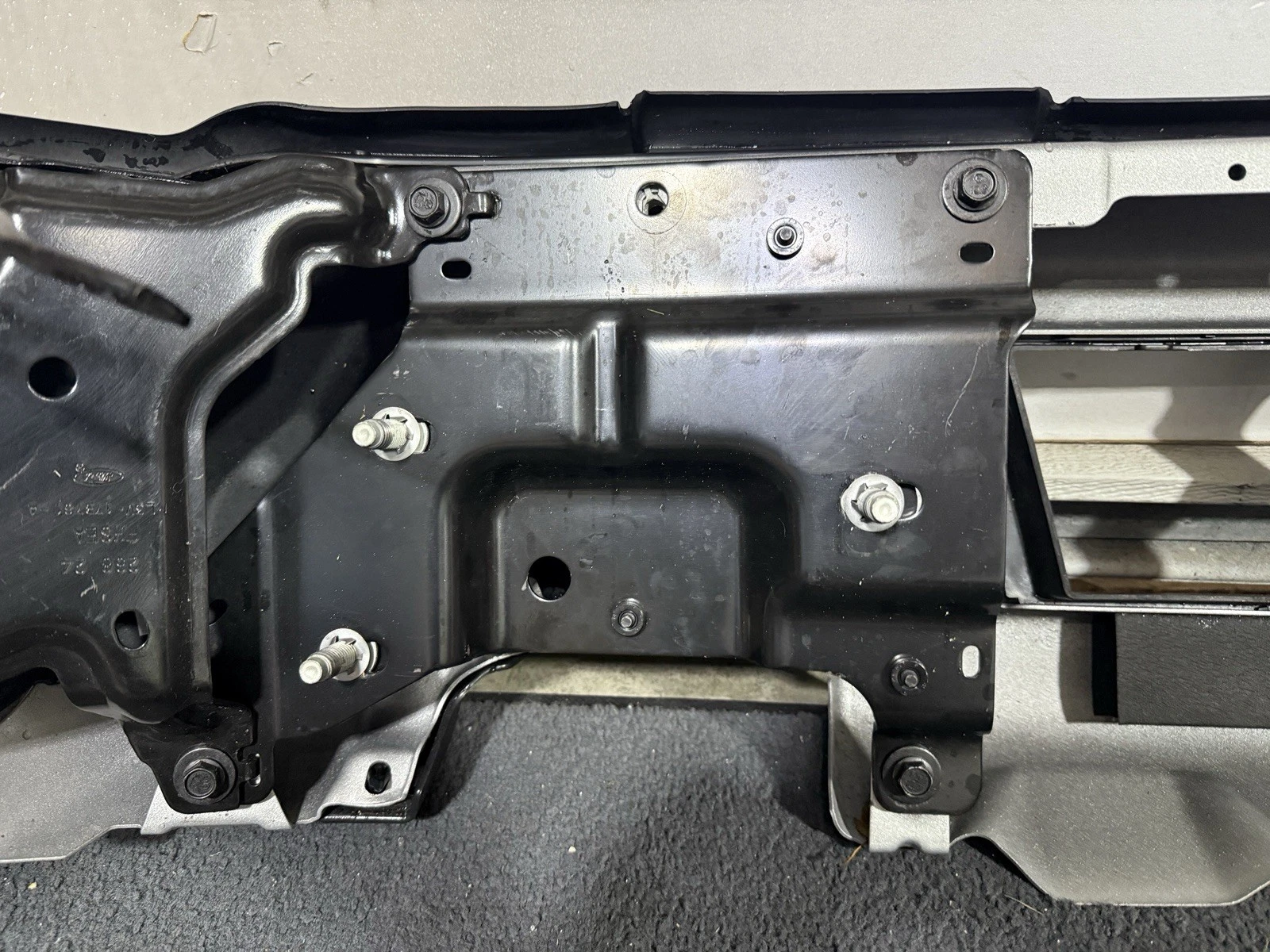 Ford F-150 Lightning Tremor Modular Bumper Install - DIY bumper mount plat