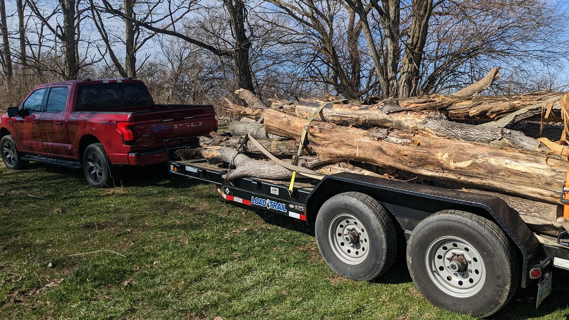 Ford F-150 Lightning towing 10,000 lbs with a water load -- doable? PXL_20230224_193539257