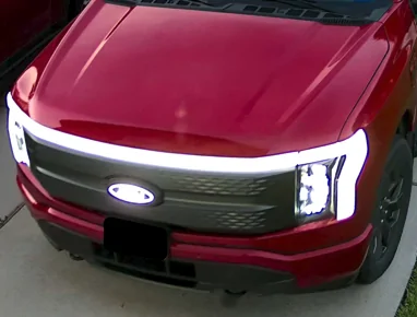 Ford F-150 Lightning F-150 Lightning LED Ford Emblem Swap. Step by Step Installation DIY Video. Front - Copy