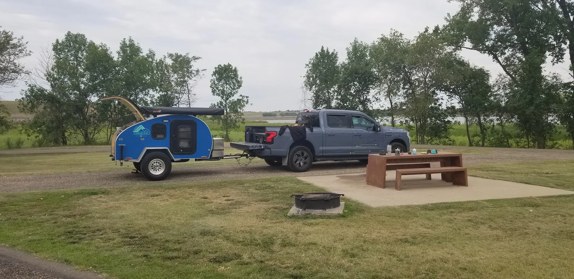 Ford F-150 Lightning Charging at RV sites 20250715_114649 3