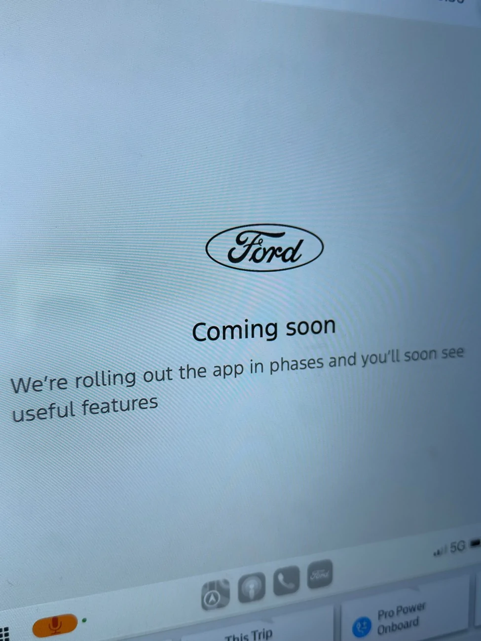 Ford F-150 Lightning CarPlay app IMG_0967