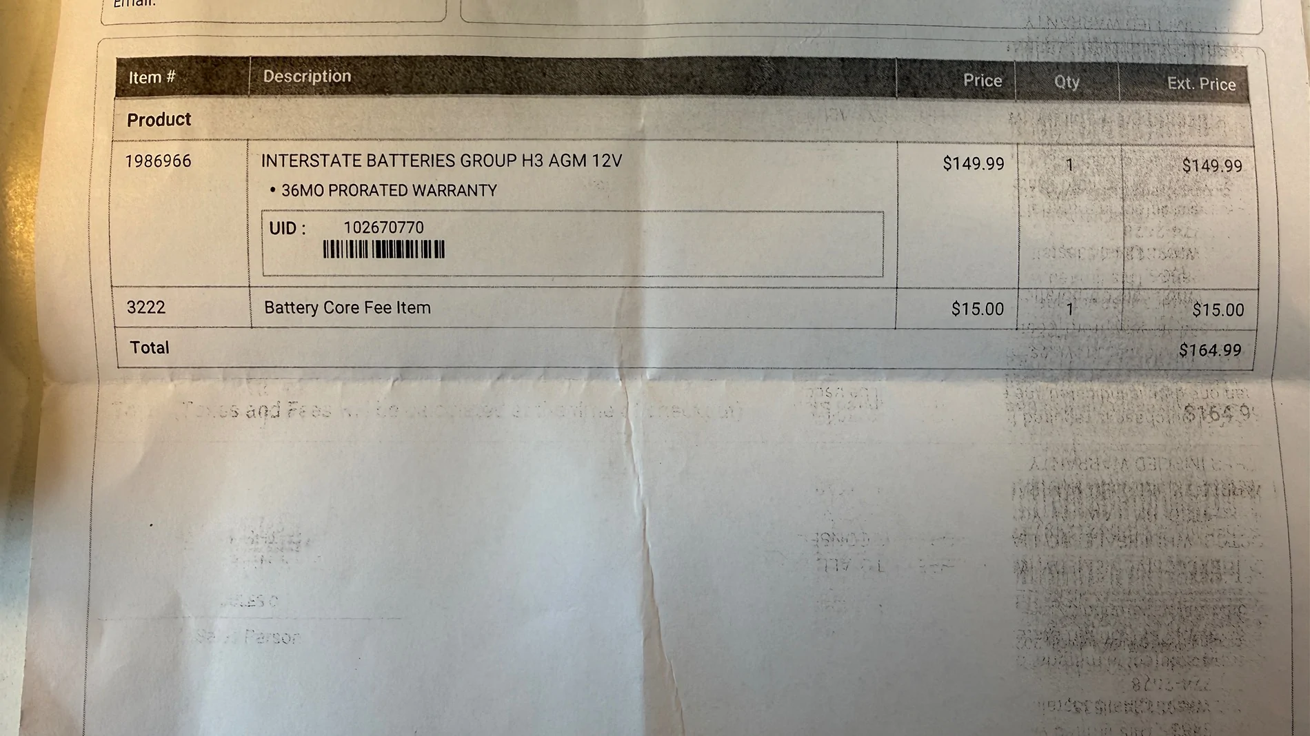 Ford F-150 Lightning 12v battery replacement at Costco IMG_9441