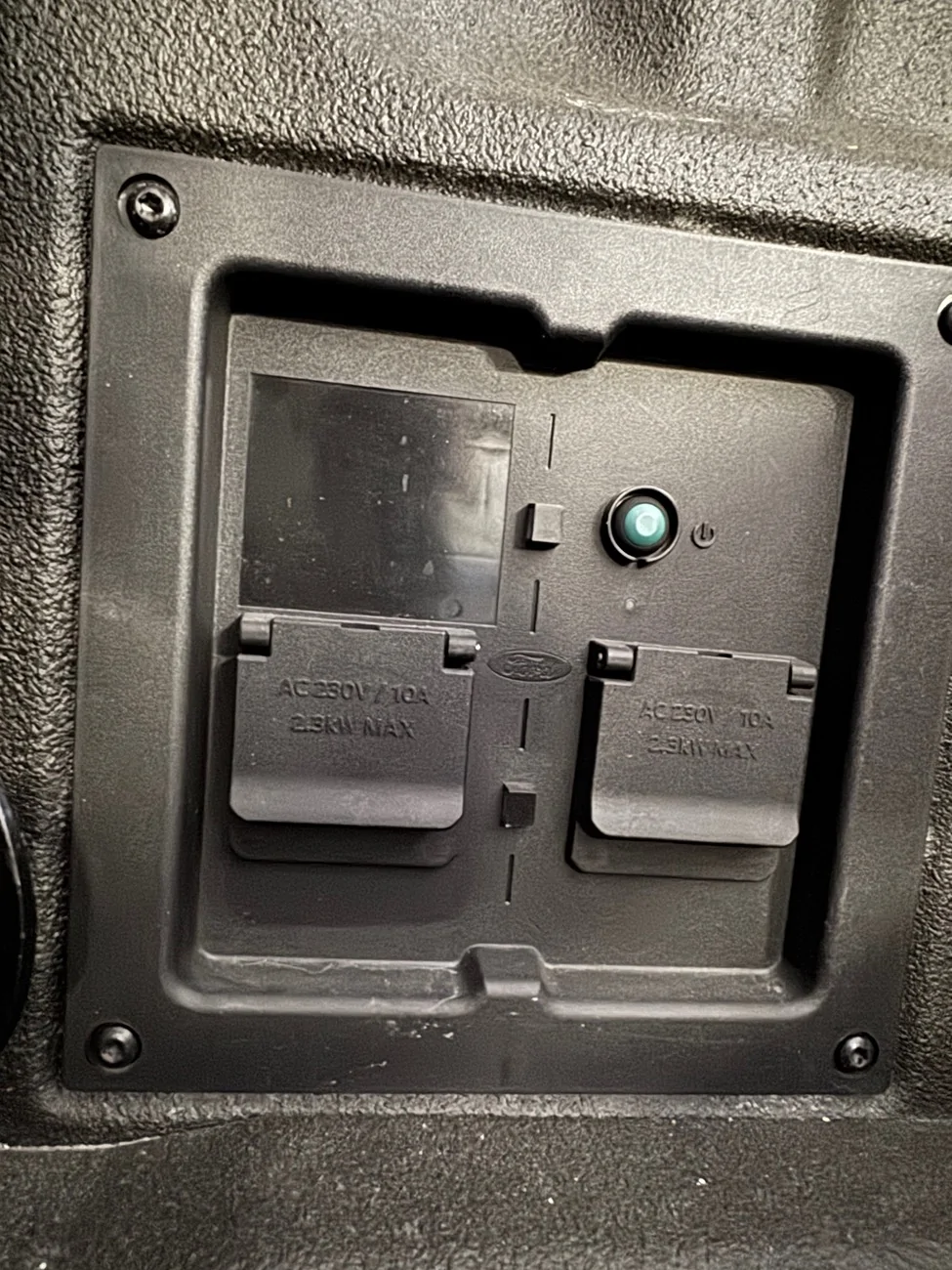 Ford F-150 Lightning Identify ProPower, APIM says 2.4 kw, but 240V available. IMG_1441