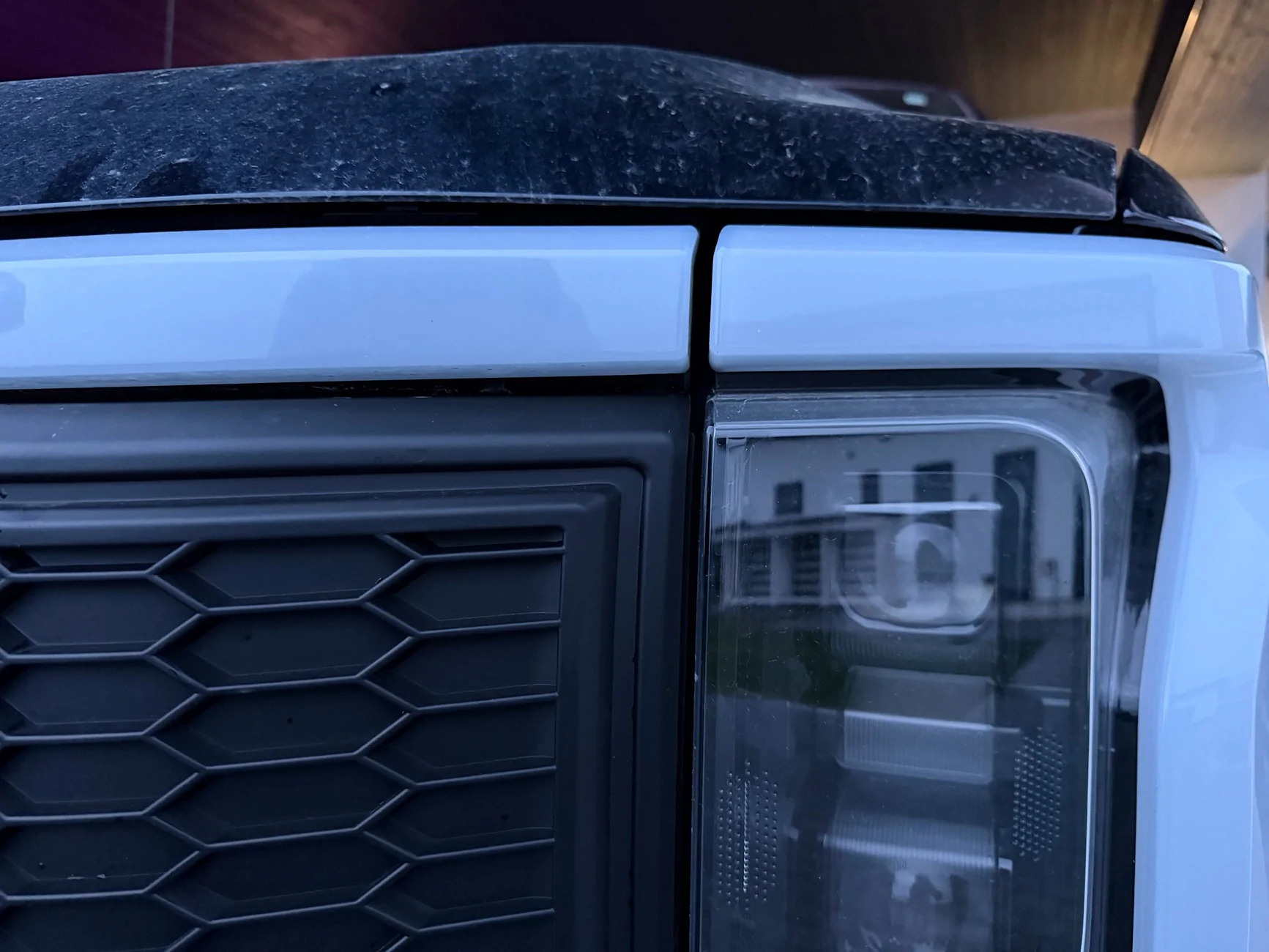 Ford F-150 Lightning ‼️ UPDATE FORD E-RAPTOR grille swap and install tutorial IMG_0002