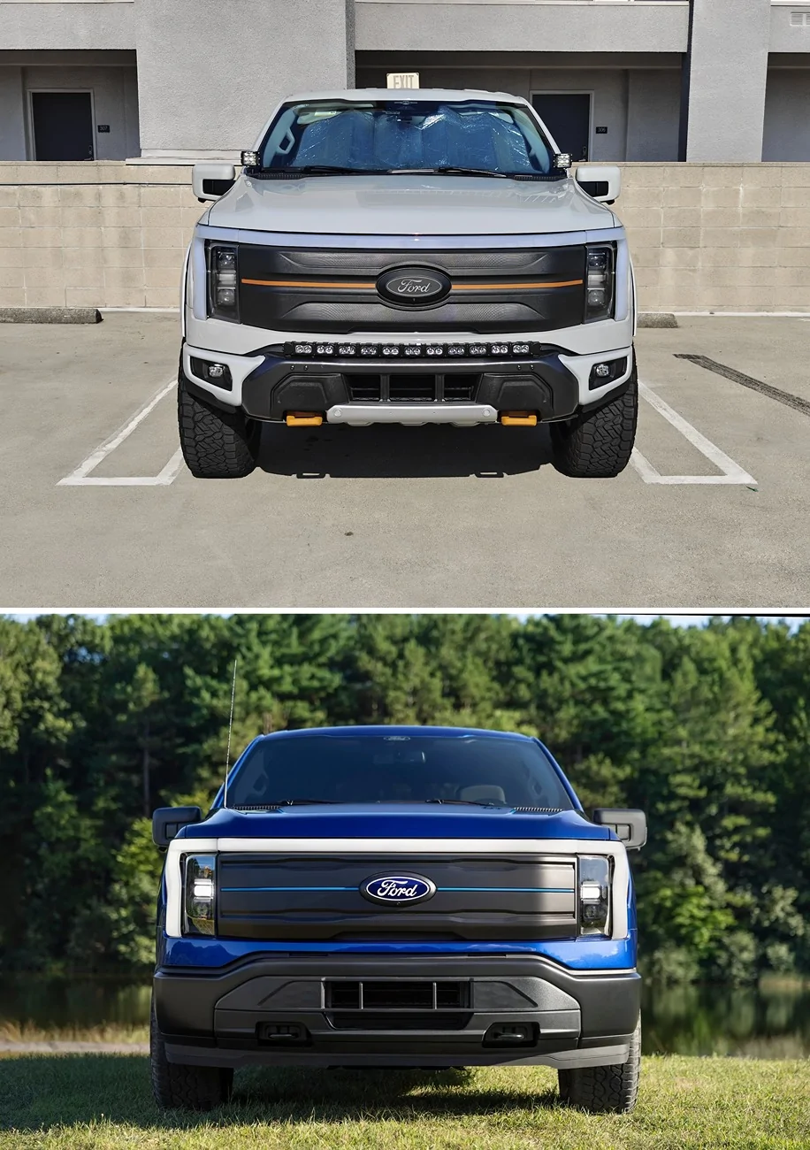 Ford F-150 Lightning Tremor Modular Bumper Install - DIY front stacked