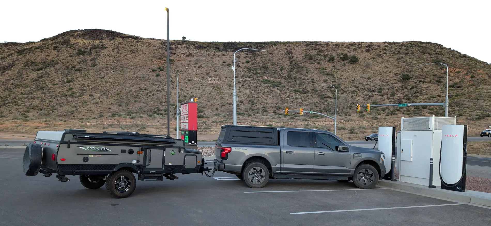 Ford F-150 Lightning Adventures of our 2023 Carbonized Gray Metallic Lariat Lightning ER — Now 2024 Silverado RST Screenshot 2026-05-20 at 21.02.53