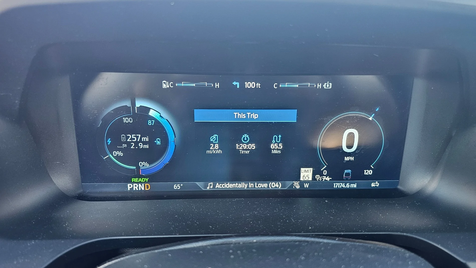Ford F-150 Lightning Personal best mi/kwh 20260511_073259