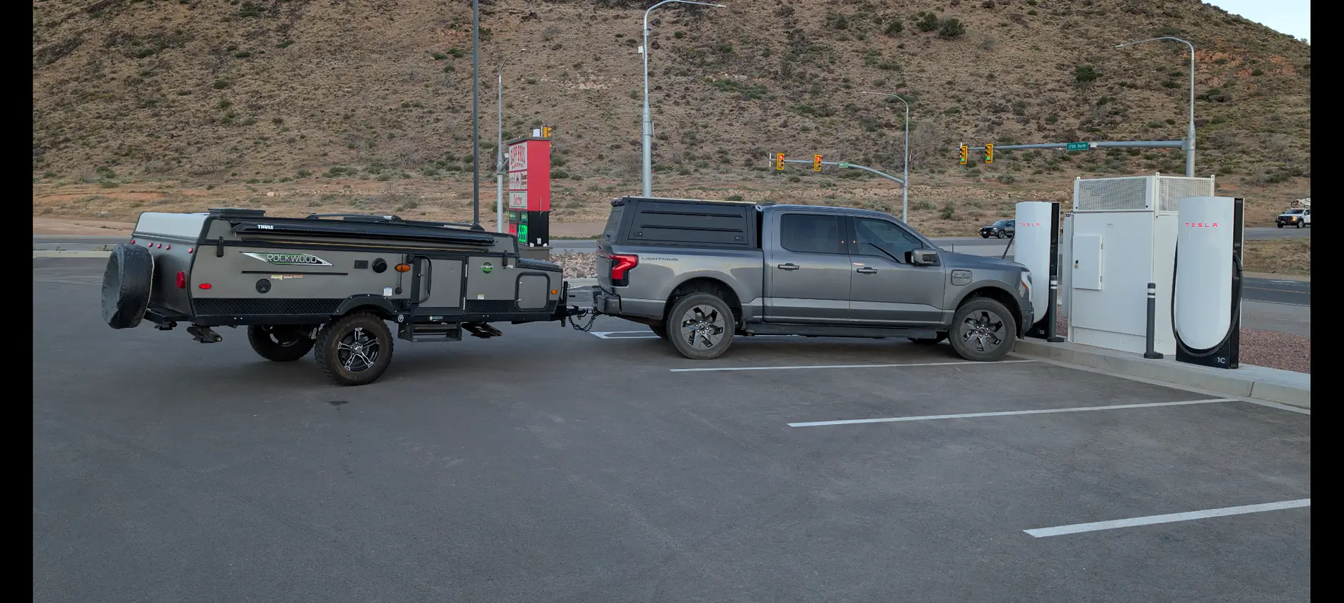 Ford F-150 Lightning Tesla Supercharger PSA 1000014602