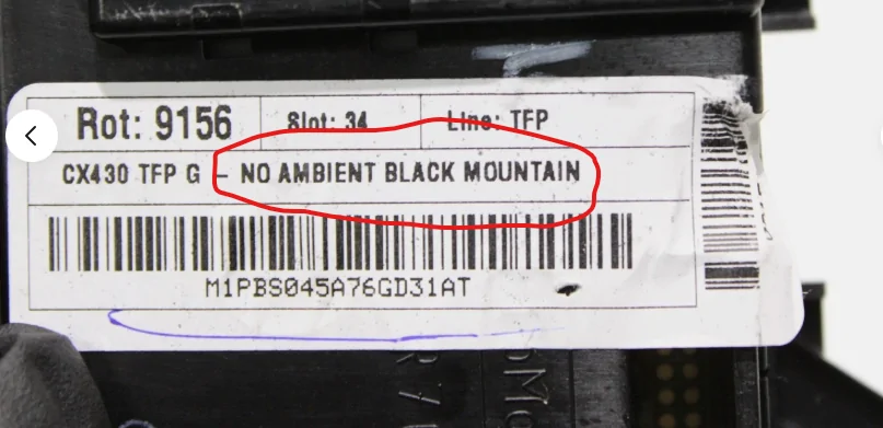 Ford F-150 Lightning Rotary Shifter Part Numbers 1779376160468-9