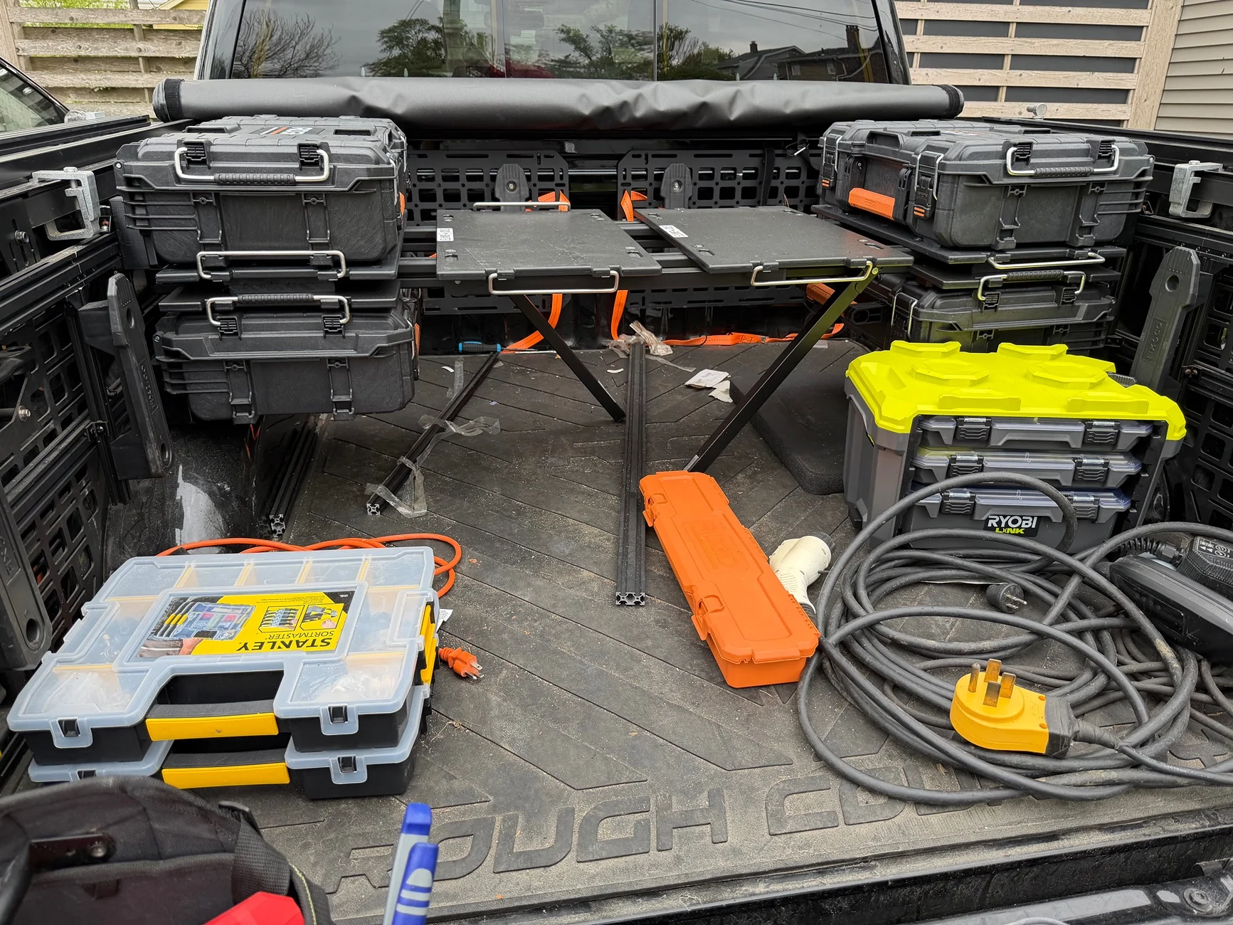 Ford F-150 Lightning Bed Rack + Ideas for holding more camping gear! IMG_0647