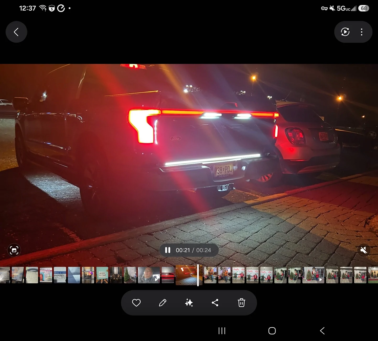 Ford F-150 Lightning Backup camera almost useless at night--improved camera? Screenshot_20260601_123750_Gallery