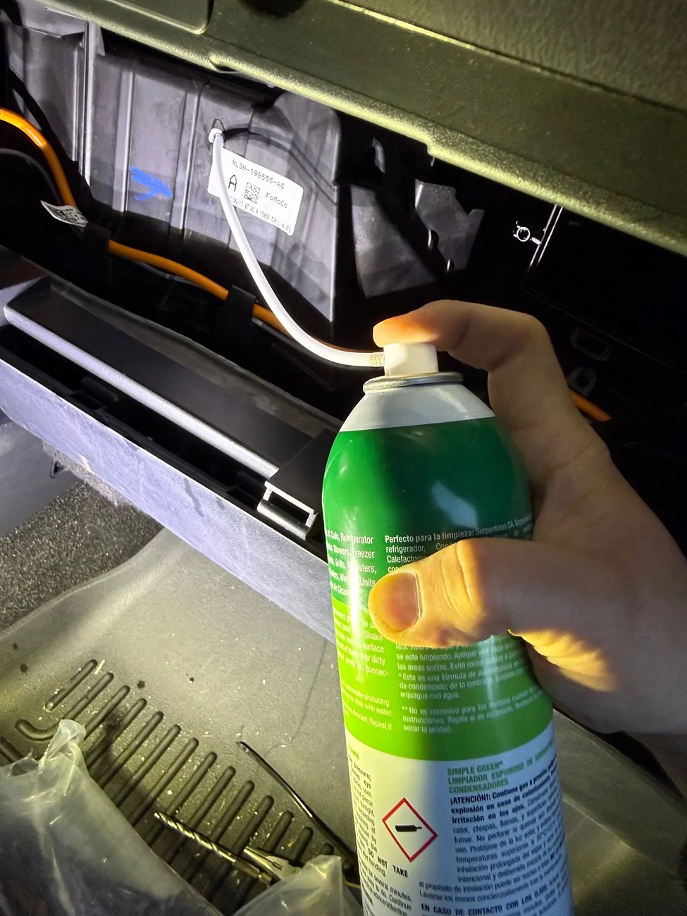 Ford F-150 Lightning Mildew smell from A/C IMG_2708