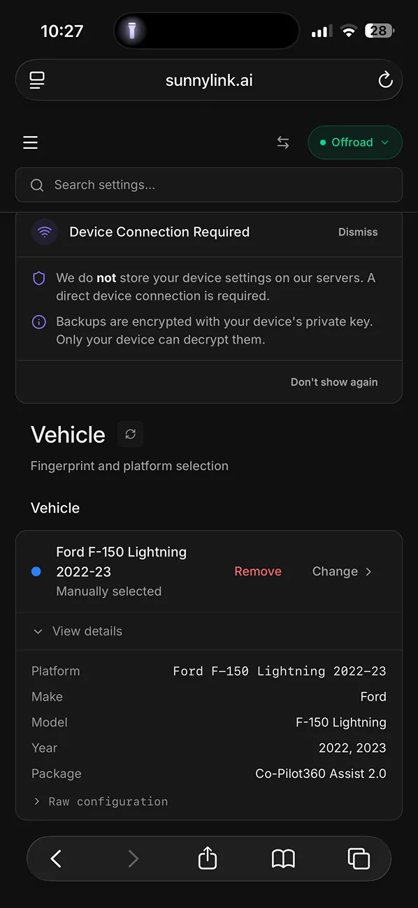 Ford F-150 Lightning Comma AI self driver assistant IMG_7090