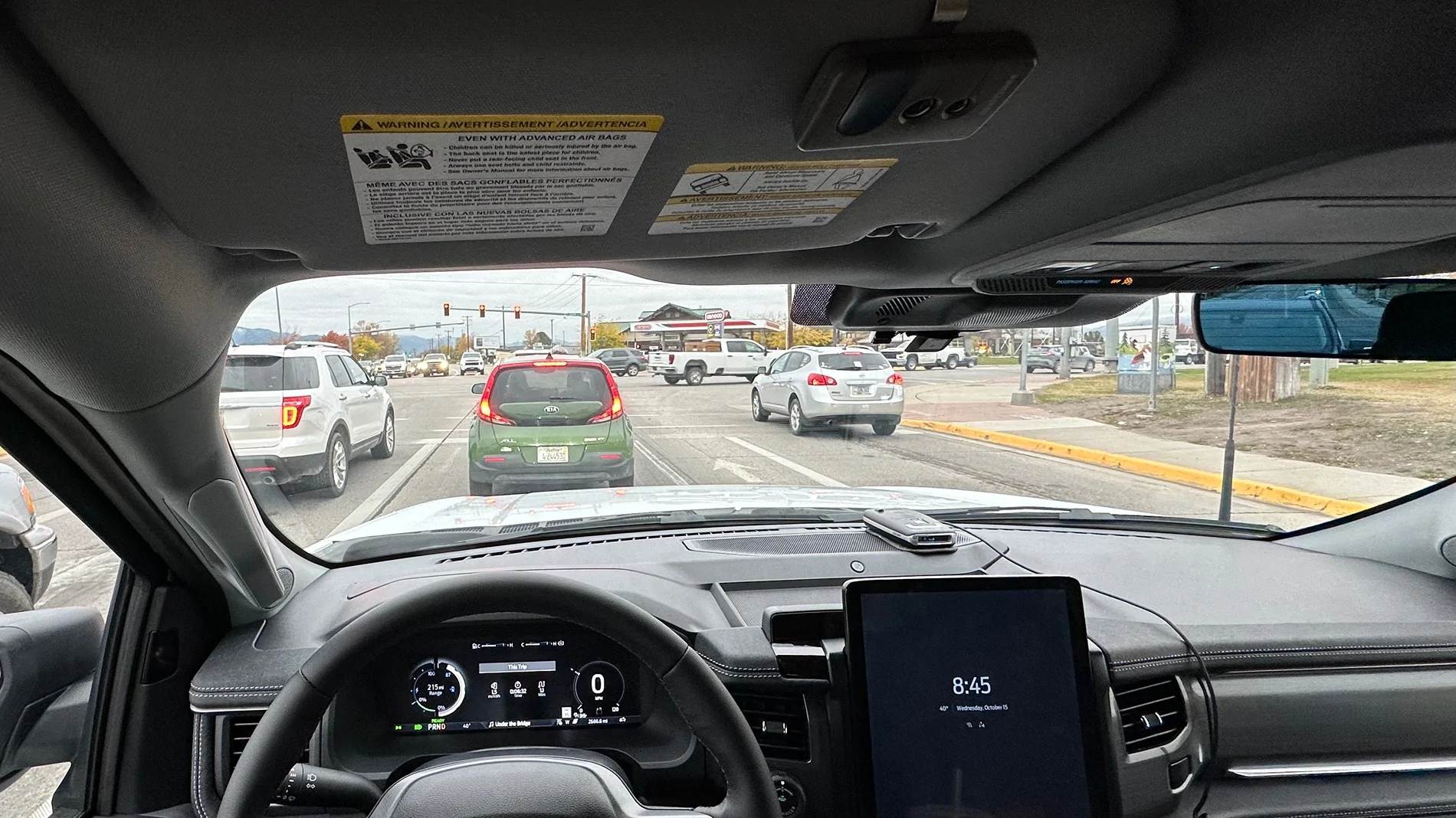 Ford F-150 Lightning Rearview mirror obstruction IMG_3740